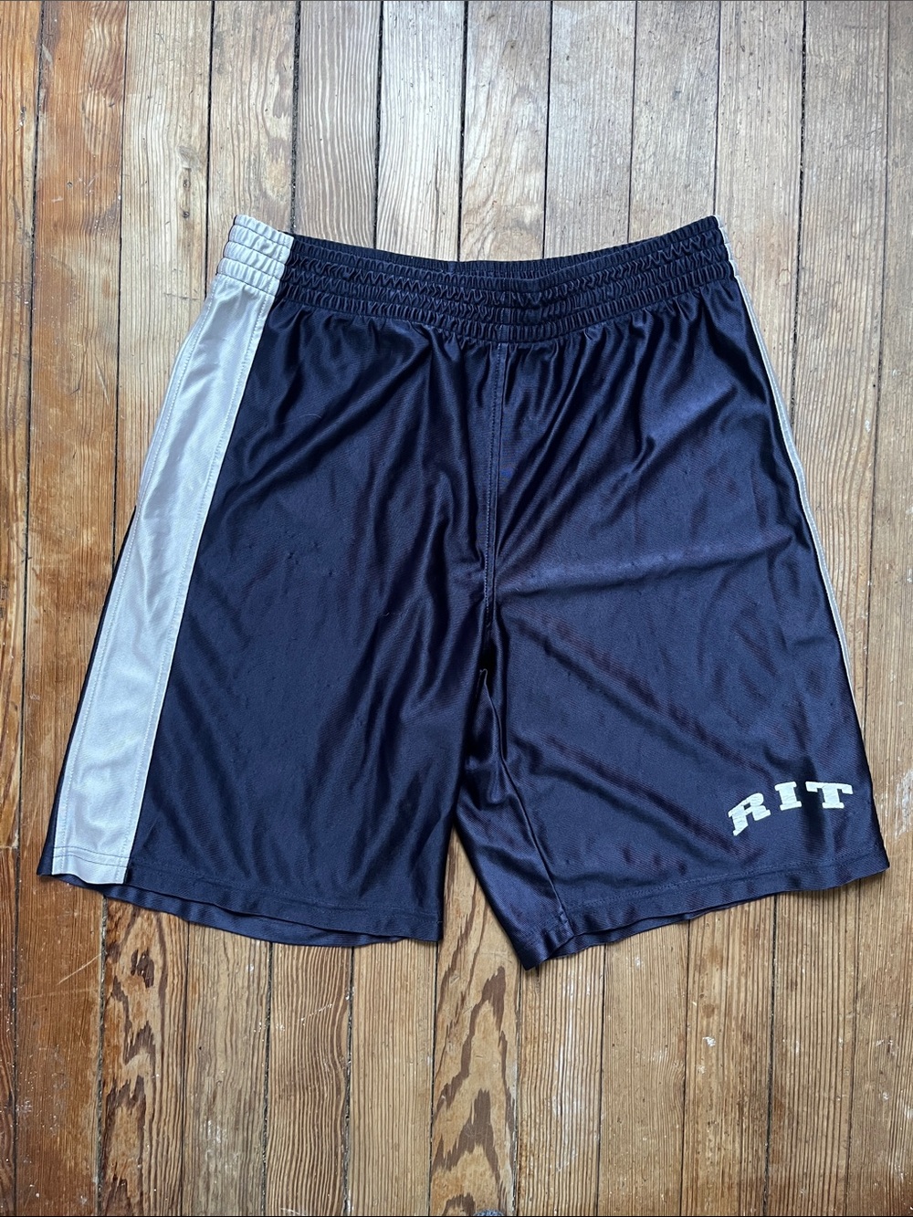 Navy Blue & Grey RIT Athletic Shorts
